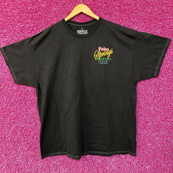 Ripple Junction Palm Springs Cocktail Club T-Shirt XL - Picture 3 of 5